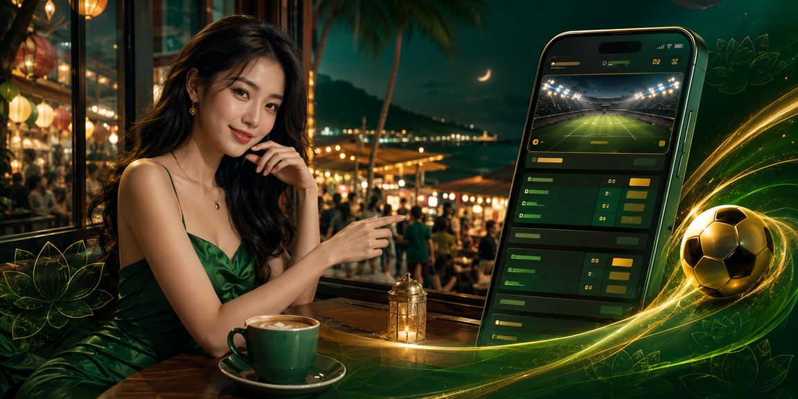 Người dùng tham gia casino trên điện thoại tại resort Phú Quốc